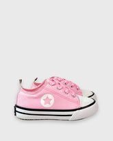 Tenis Cordones Estrella Rosa Melosos