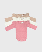 Set 3 Bodys Boleros Colores Pastel