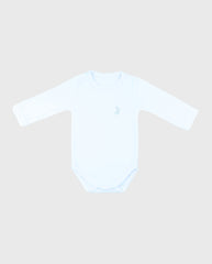 Set 3 Bodys Manga Larga Blanco Unisex White