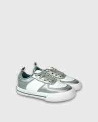 Tenis Cordones Plata Niño Melosos