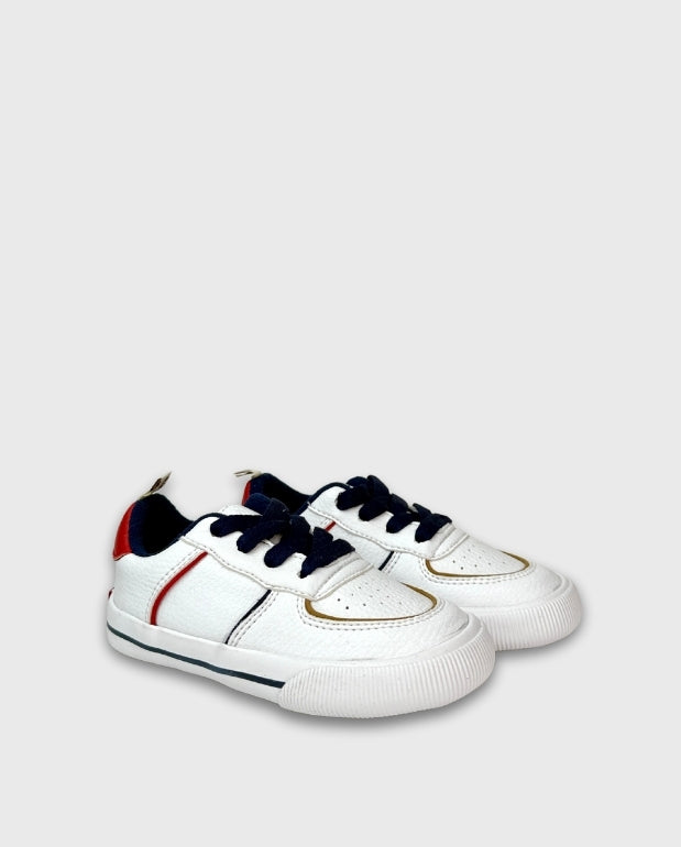 Tenis Cordones Navy Blanco Melosos
