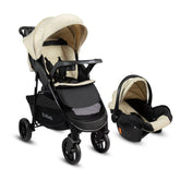 Coche Con Porta Bebé Sienna Beige Bebesit