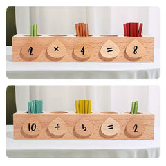 Caja Educativa Números Madera Montessori Modelo