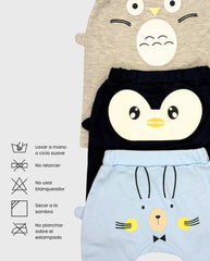 Set 5 Pantalón Jogger Bebé Niño Color Surtido Diseños