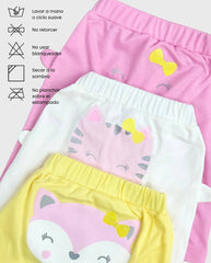 Set 5 Pantalones Estampado Bebé Niña Surtido Detalle