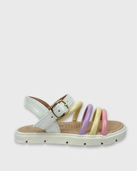 Sandalias Lazos Mate Pastel Colores