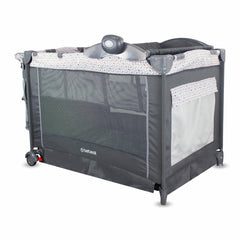 Cuna Corral Verona Gris Bebesit Estilo