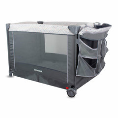 Cuna Corral Verona Gris Bebesit Detalle