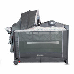 Cuna Corral Verona Gris Bebesit Estilo