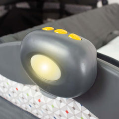 Cuna Corral Verona Gris Bebesit Luz