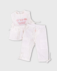 Conjunto Pantalon Ojalillo Mariposa