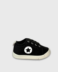 Tenis Bebé Niño Estrella Negro Melosos Black
