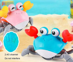 Juguete Didactico Cangrejo Con Control Rosa