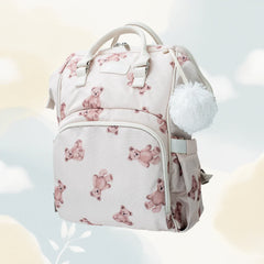 Pañalera Morral Estampado Oso Baby Luna
