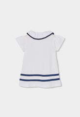 Vestido Polo Rayas Blanco Boboli