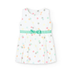 Vestido Saten Puntos