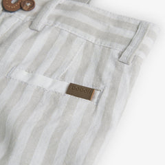 Conjunto 2 Piezas Bermuda Lino Con Tirantes