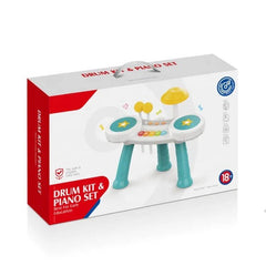 Juguete Batería Y Piano Musical