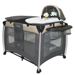 Cuna Corral Luren Beige Ebaby USOS