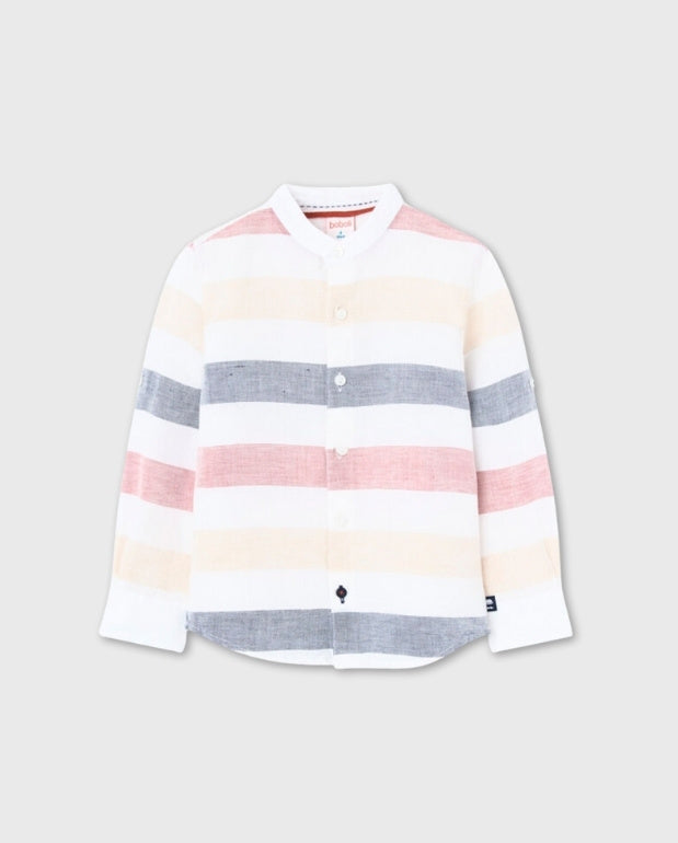 Camisa Manga Larga Rayas Boboli