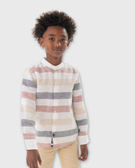 Camisa Manga Larga Rayas Boboli Modelo