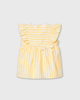 Vestido Rayas Moño Amarillo Boboli