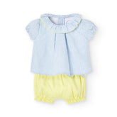 Conjunto 2 Piezas Short y Blusa Rayas