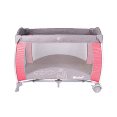 Cuna Corral Noa Rojo Ebaby® funciones