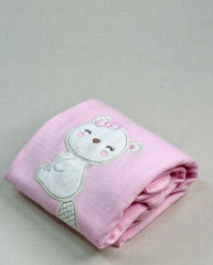 Set Primer Dia Ardilla Baby Rosa Cobija