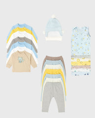 Semanario Algodón 24 Piezas Animales Niño