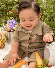 Set 2 Mameluco Bebé Niño Bosque