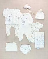 Set Primer Día Bordado Koala Blanco