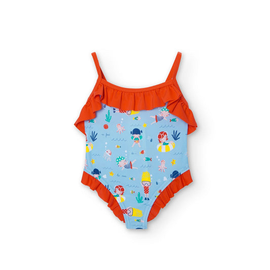 Vestido de Baño Boleros Estampado