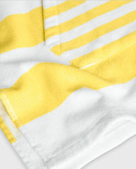Toalla Con Capota Rayas Amarillo Boboli Yellow