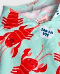 Toalla Con Capota Langosta Boboli Detalle