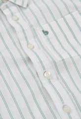 Conjunto Camisa Bermuda Rayas Verde Boboli
