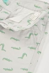 Conjunto Polo Bermuda Cocodrilo Verde Boboli detalle