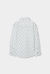Camisa Manga Larga Cocodrilo Boboli estilo