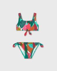 Vestido de Baño Estampado Verde Boboli