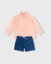 Conjunto para Niña Short Camisa
