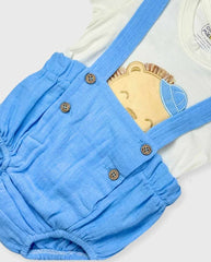 Body Detalle Bordado León Blue