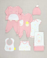 Set Primer Dia Pollo Rosa