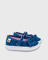 Baletas Estilo Denim Moño Melosos