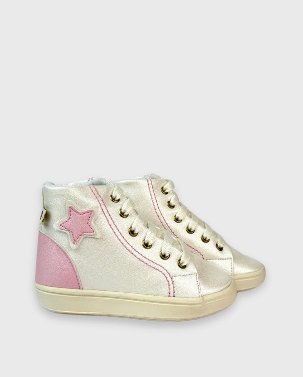 Tenis Bota  Combiado Estrella Marfil Melosos