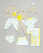 Set Primer Día Estrella Oso Café