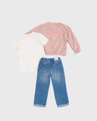 Conjunto 3 Piezas Chaqueta Ojalillo