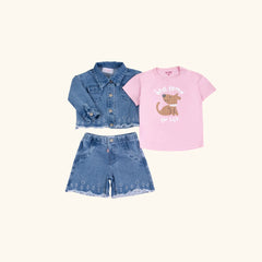 Conjunto 3 Piezas Detalles Bordados Dog