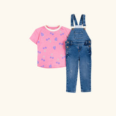 Conjunto Overol Estampado Fresas