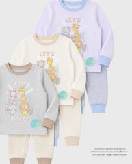 Pijama Manga Larga Música Animales Surtido estilo