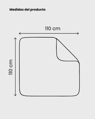 Manta Hilo Estampado Animales Medidas